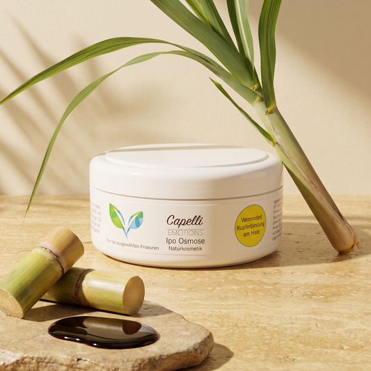 Capelli Emotions Ipo-Osmose mit Zuckerrohr und Melasse auf Travertin